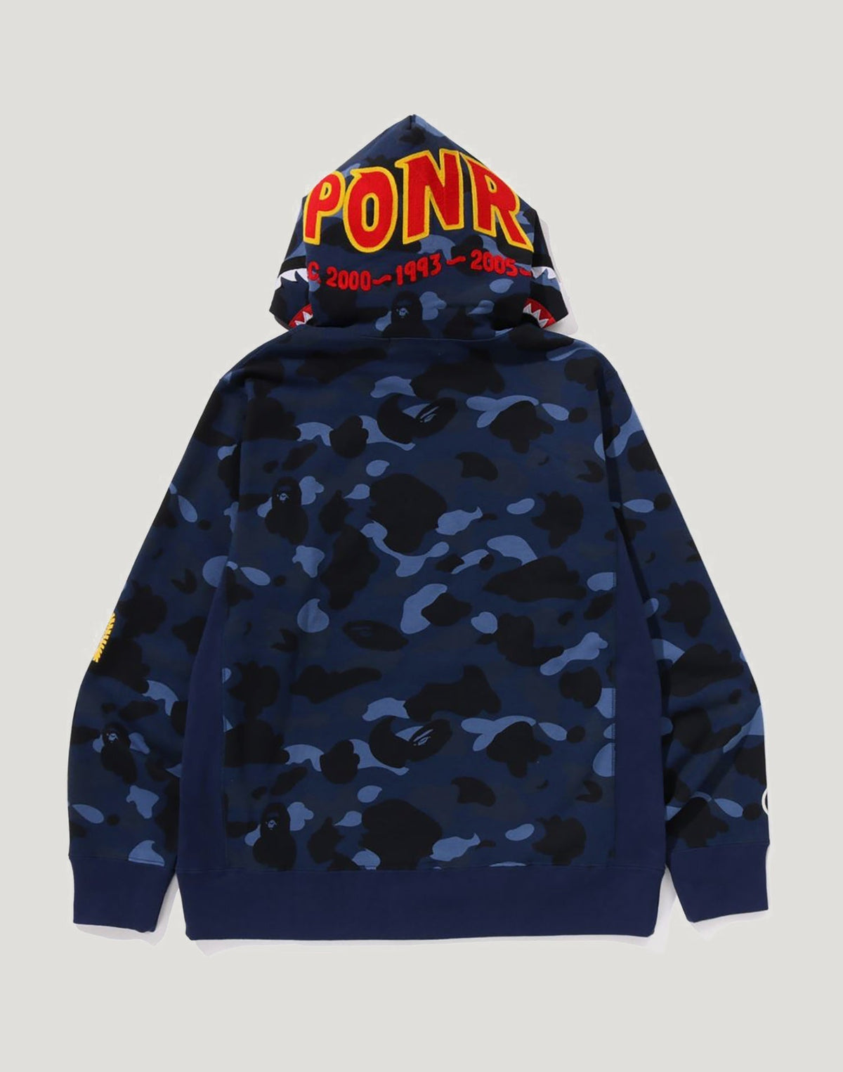 COLOR CAMO 2ND SHARK PULLOVER HOODIE MENS