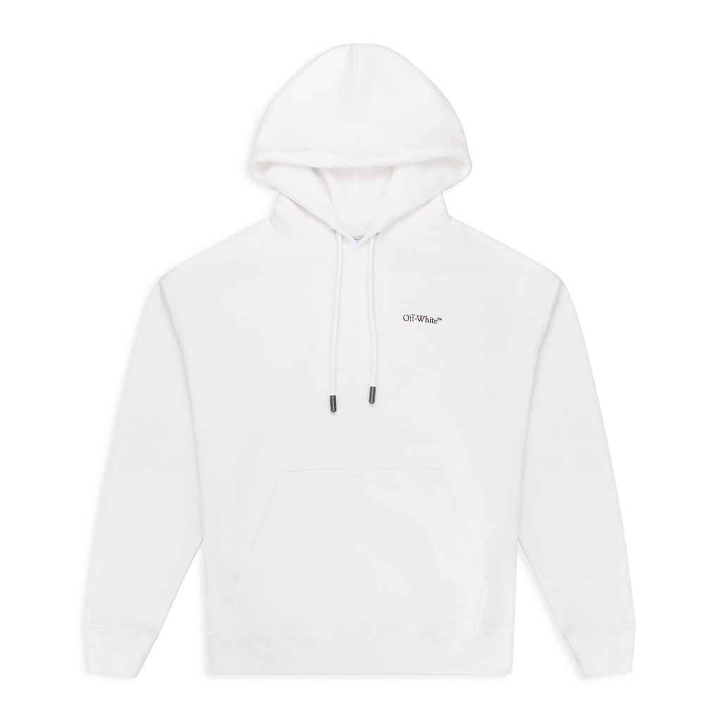White Logo Hoodie