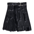 Black Denim Kilt