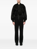 Mostly Heard Rarely Seen logo-embroidered panelled jacket