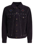 Needles studded embroidered jacket