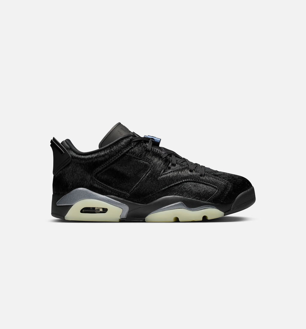 Air Jordan 6 Retro Low 'Blackout' - Women's Lifestyle Sneaker (Black/Black)