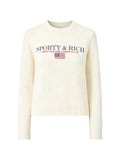 Sporty & Rich flag-detail sweater