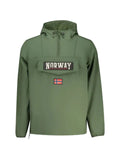 NORWAY 1963 logo-patch hooded jacket