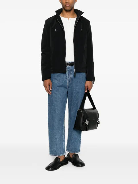 SANDRO zip-up stand-up collar jacket