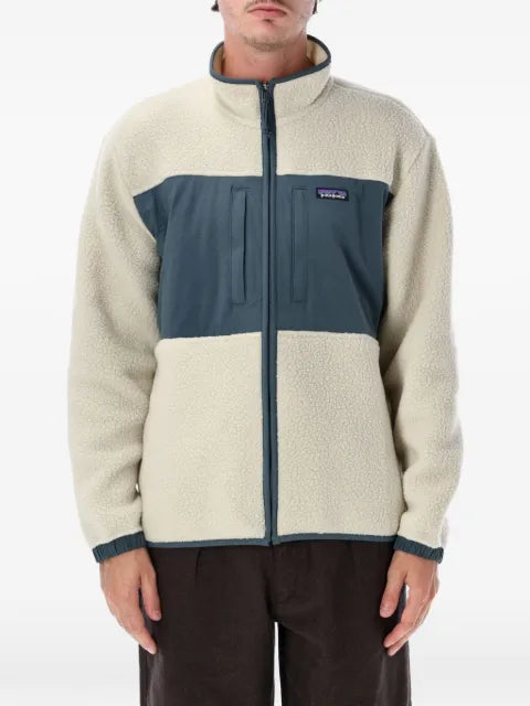 Patagonia fleece-texture panelled jacket