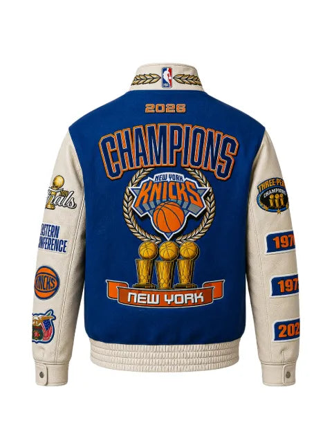 Jeff Hamilton New York Knicks 2026 NBA bomber jacket