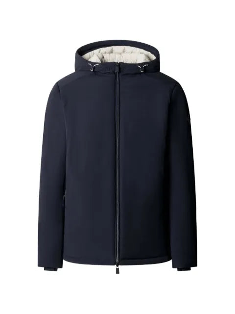 Hackett London quilted hooded jacket