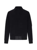 sacai zip-pocket wool sweater