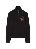 Burberry Knight Check cotton half-zip sweater