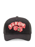 BARROW dice-embroidered mesh-panelled trucker cap