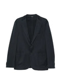 BOSS notch-lapel single-breasted jacket