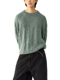 TOMBOY cable-knit sweater