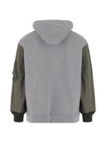 Comme des Garçons Homme contrast-sleeve hoodie