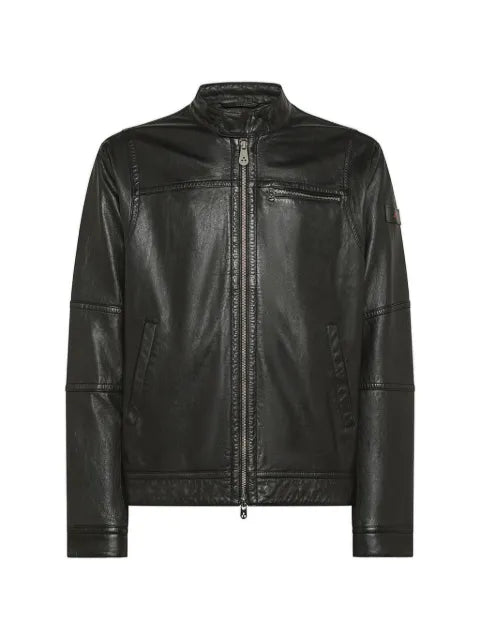 Peuterey zip-up leather jacket