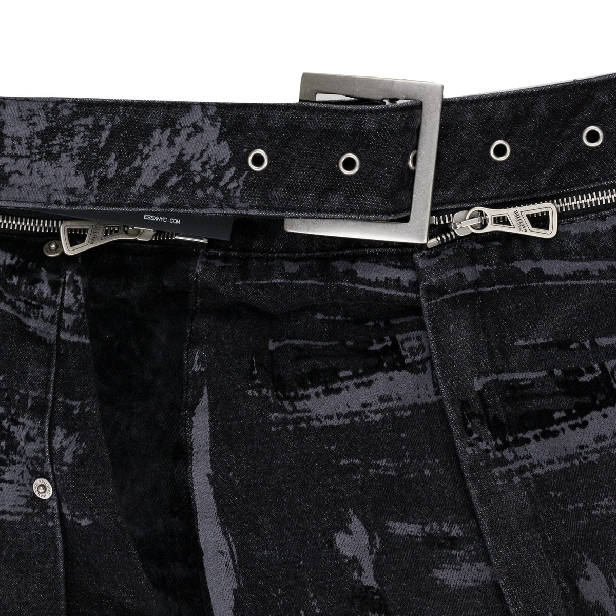 Black Denim Kilt