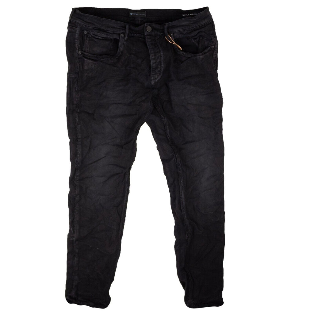 Black Inside Out Frayed Skinny Jeans