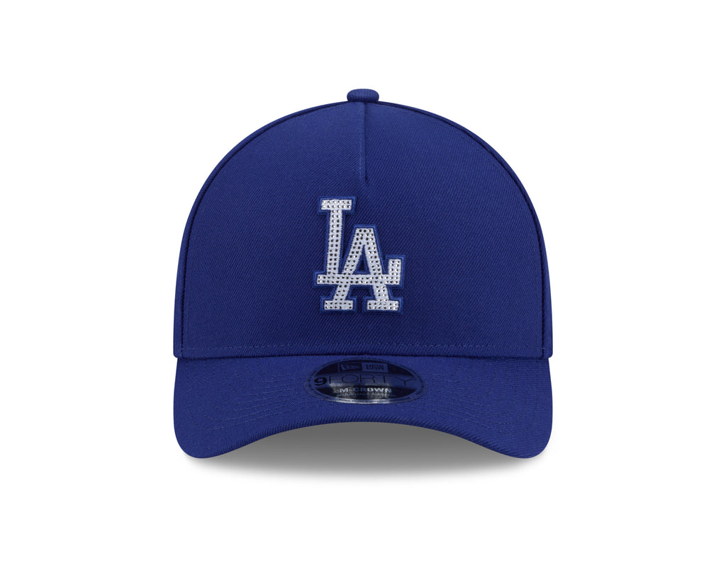New Era 940 A Frame M Crown Los Angeles Dodgers Rhinestone Patch Snapback Hat