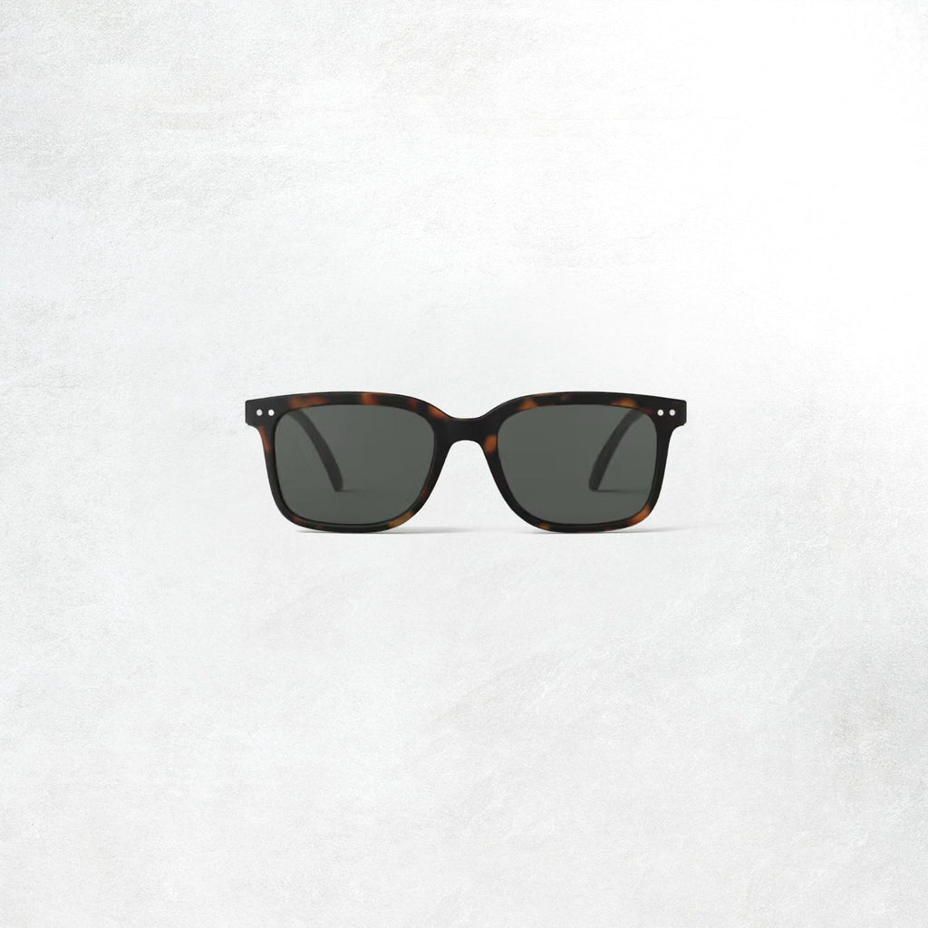 Izipizi Sun Glasses #L: Tortoise Green Brown Lenses