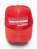 TY FOR RIDING TRUCKER HAT