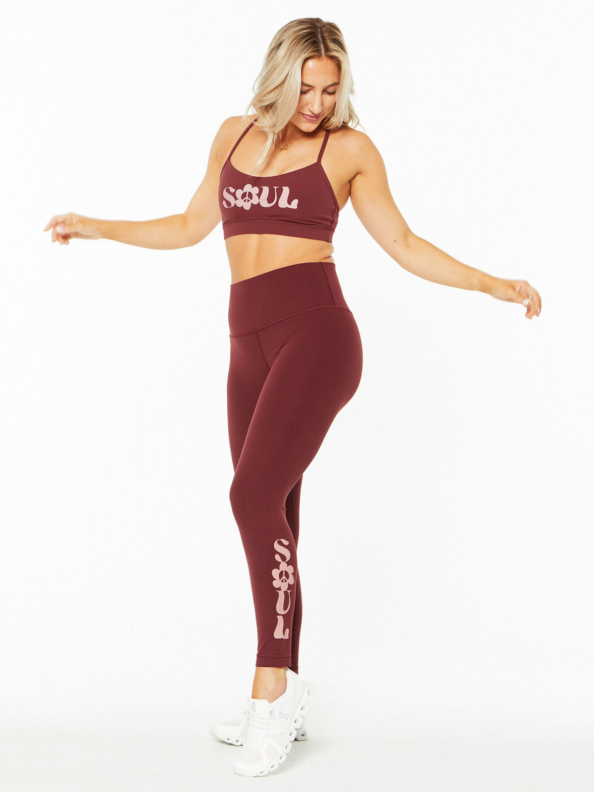 Align HR Pant 25" Red Merlot