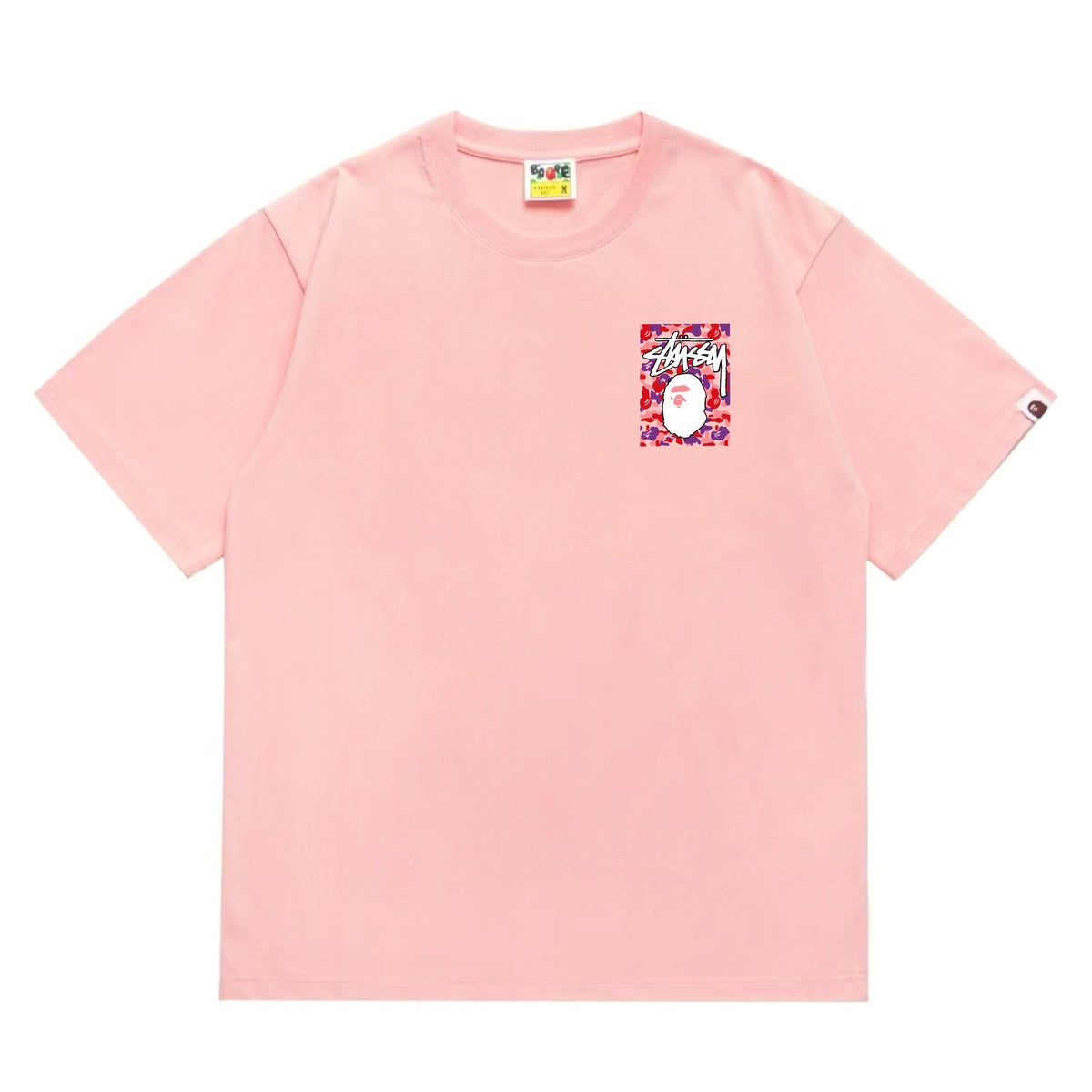 BAPE Warm Camo Ape Graphic Short-Sleeve T-Shirt