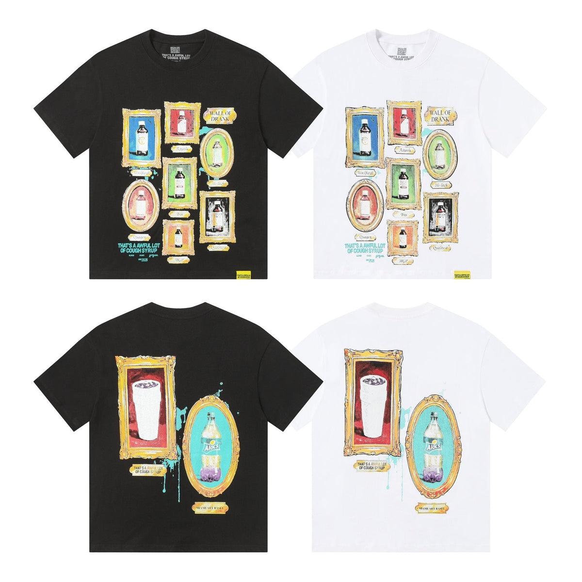 THAT'S A AWFUL LOT OF COUGH SYRUP Bottle Graphic T-Shirt
