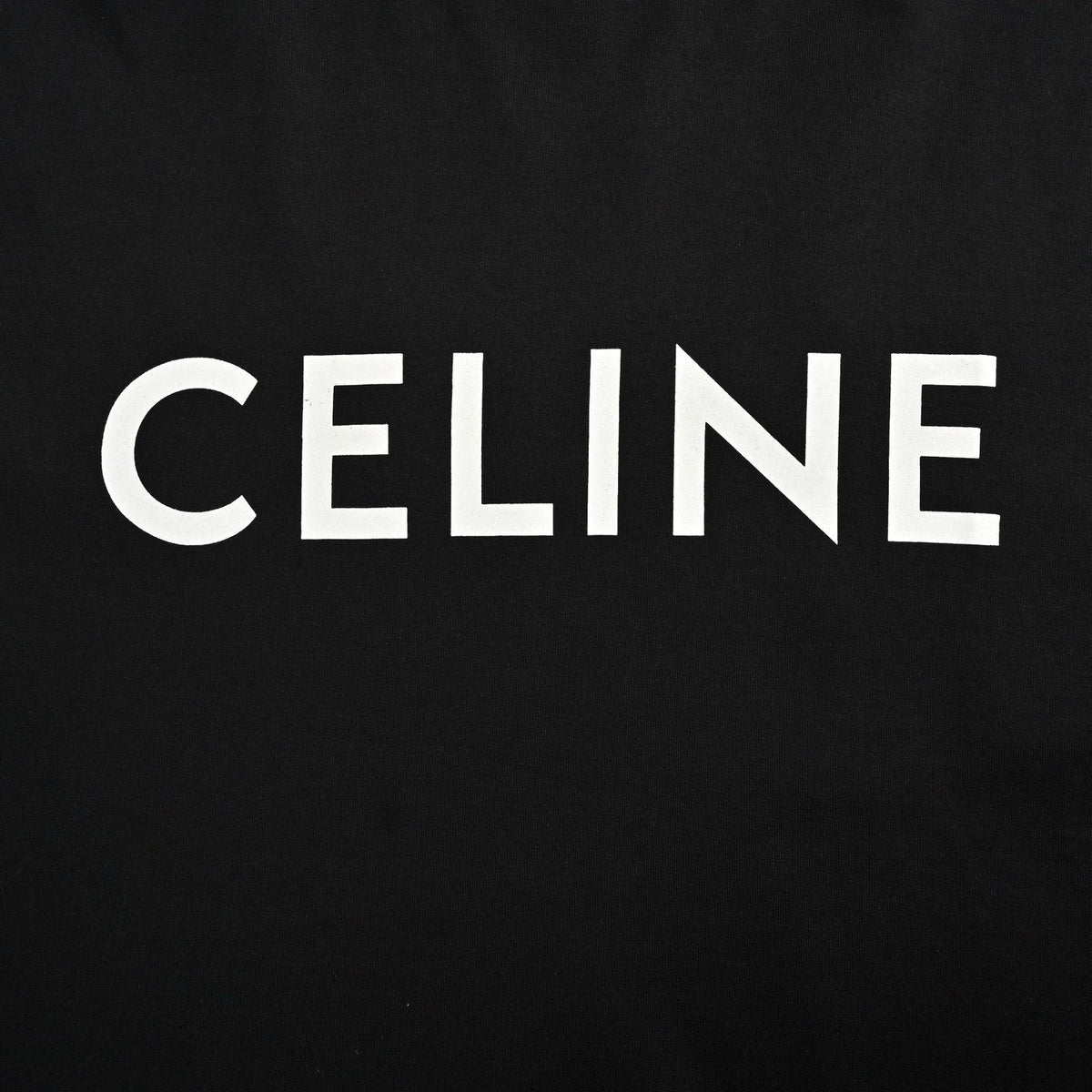 Celine Loose T-Shirt In Cotton Jersey Black