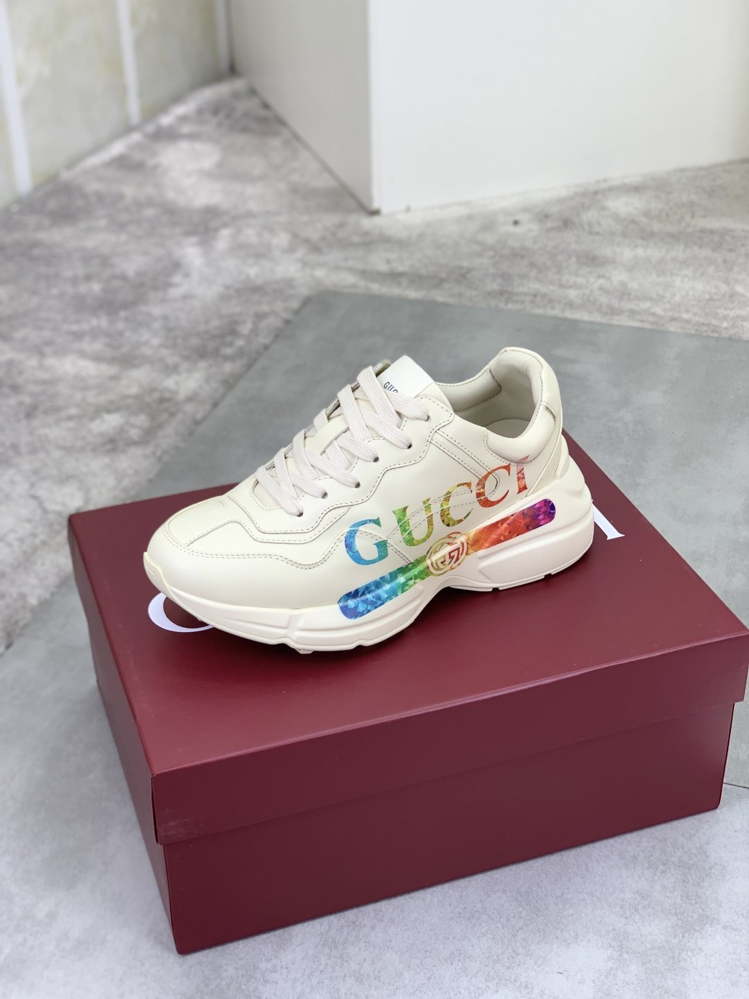 Gucci Multicolor Accent Chunky Sneakers