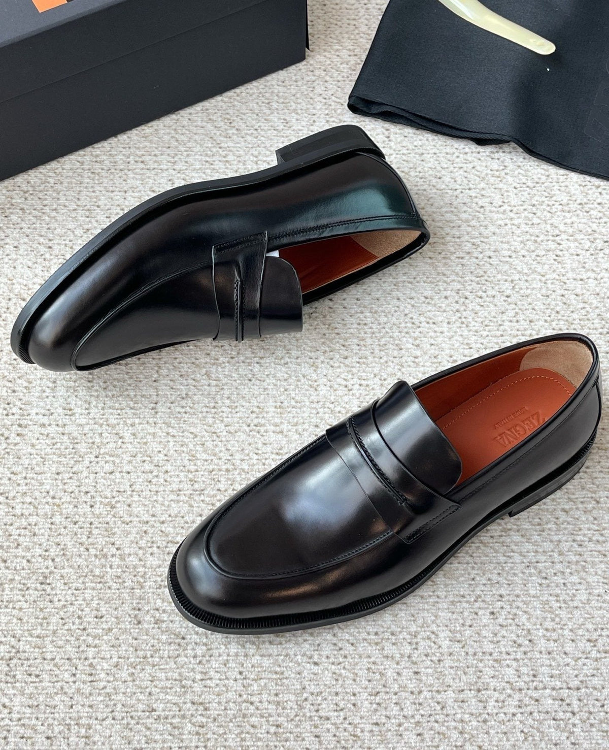 Zegna Penny Loafers