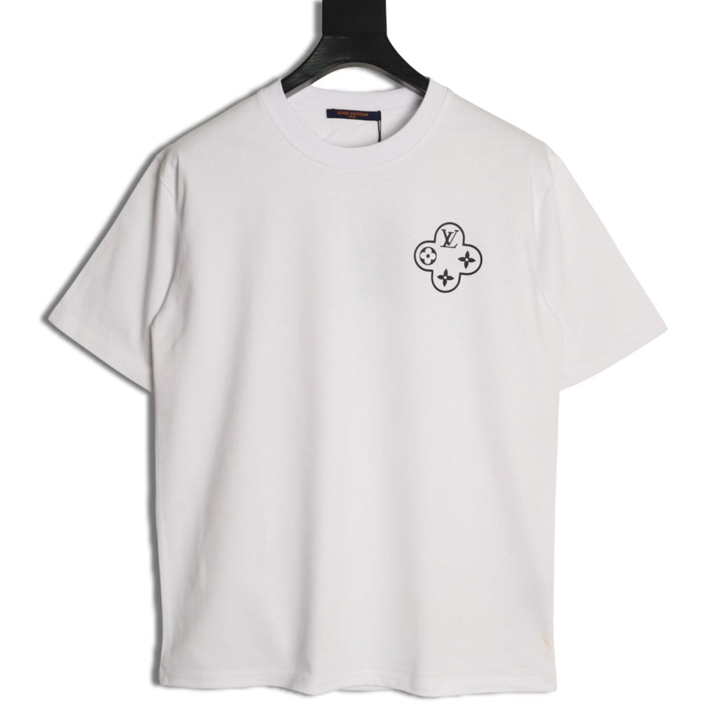 Louis Vuitton Chain-Circle LV Graphic T-Shirt - White